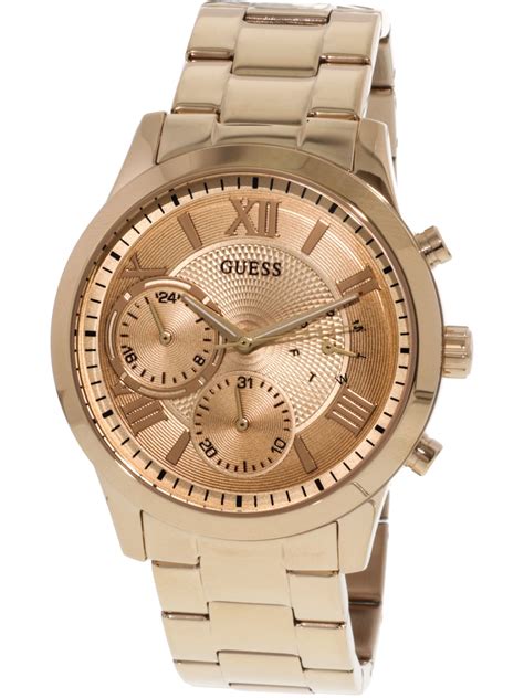 guess rose gold watch men